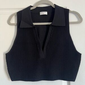 Babaton Sculpt Knit Polo Top